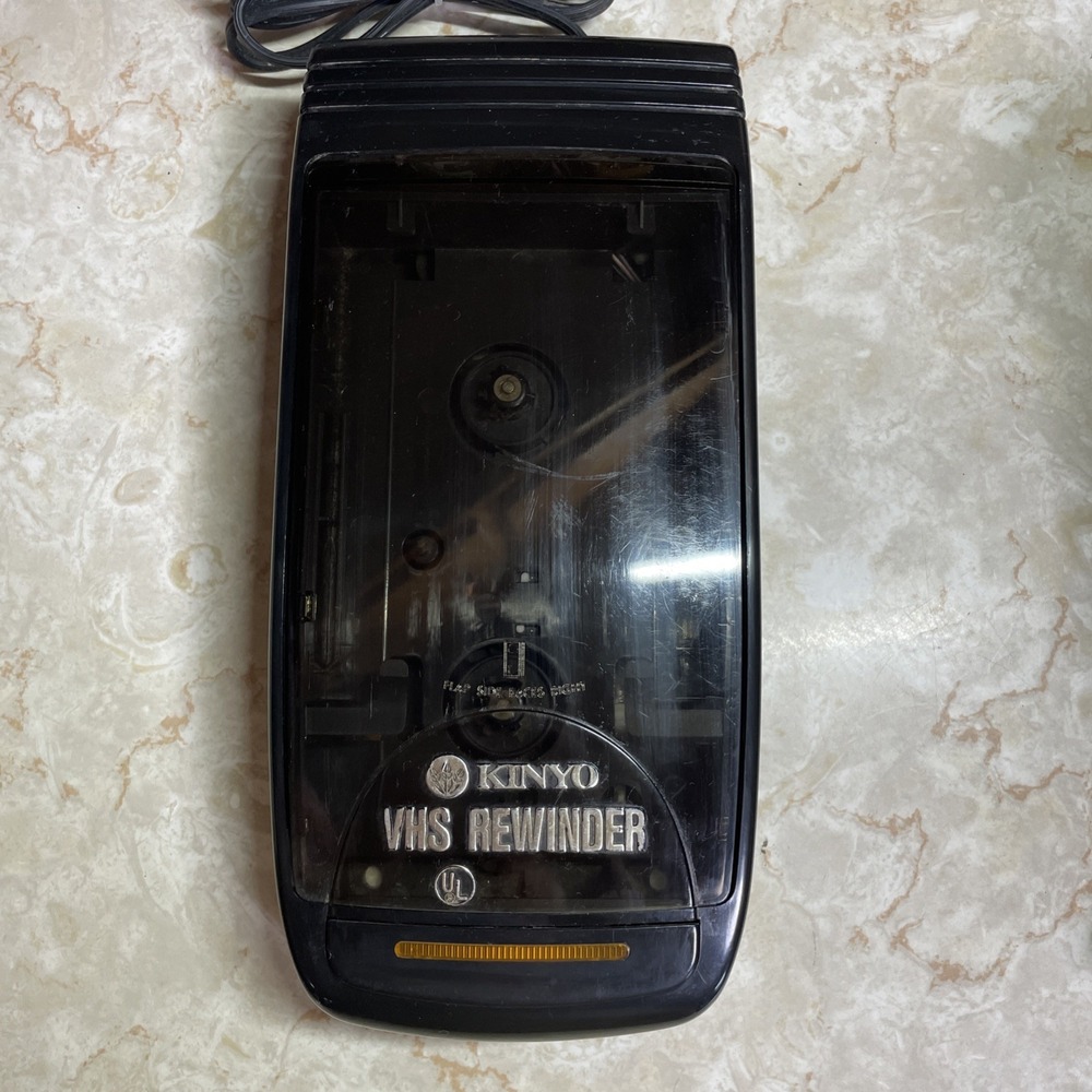 KINYO VHS Rewinder UV-420 Video Tape Cassette Rewind 1 Way Tested‎ Works Vintage